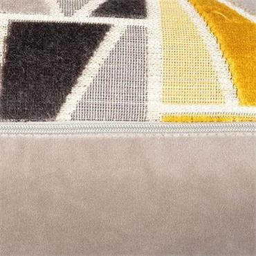 SAMSON 58X58CM OCHRE/ GREY