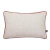 LEIGHTON 43X43CM ECRU/SALMON