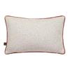 LEIGHTON 43X43CM ECRU/SALMON