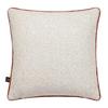LEIGHTON 43X43CM ECRU/SALMON