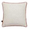 LEIGHTON 43X43CM ECRU/SALMON