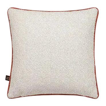 LEIGHTON 58X58CM ECRU/SALMON