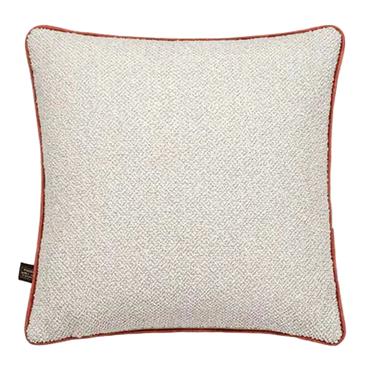 LEIGHTON 58X58CM ECRU/SALMON