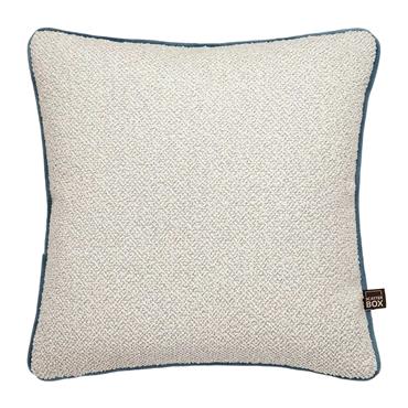LEIGHTON 58X58CM ECRU/BLUE