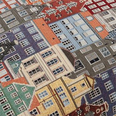 TOWNSCAPE 43X43CM OATMEAL
