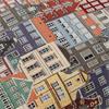 TOWNSCAPE 43X43CM OATMEAL