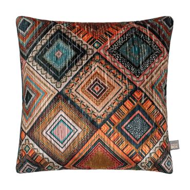 RIO 58X58CM TEAL / ORANGE
