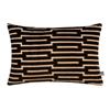 HARRISON 43X43CM BLACK/COGNAC