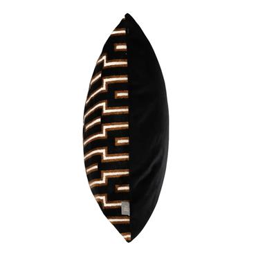 HARRISON 43X43CM BLACK/COGNAC
