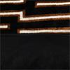 HARRISON 58X58CM BLACK/COGNAC