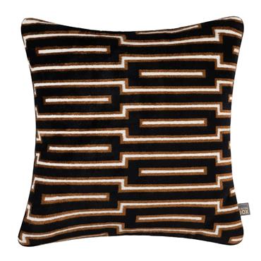 HARRISON 58X58CM BLACK/COGNAC
