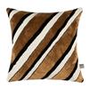 BRYCE 43X43CM COGNAC/CREAM