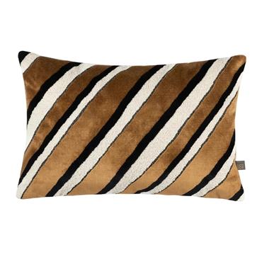 BRYCE 40X60CM COGNAC/CREAM