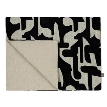 SOREN THROW 65X200CM BLACK