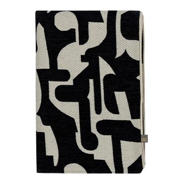 SOREN THROW 65X200CM BLACK