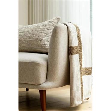 REEVE THROW 140X200CM NAT/TOBACCO