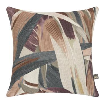ELIN 43X43CM NATURAL/PLUM NOIR