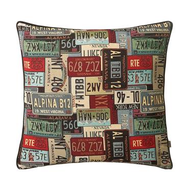 NUMBER PLATES 43X43CM MULTI