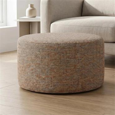 OTTOMAN ROUND BARNACOGHILL COPPER
