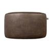 OTTOMAN ROUND NANOUK DARK BROWN