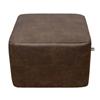OTTOMAN SQUARE NANOUK DARK BROWN