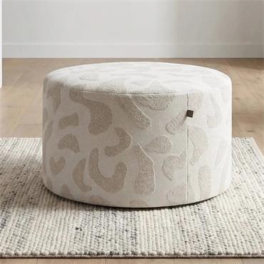 OTTOMAN ROUND MERRICK NATURAL