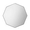 Bowie Octagon Mirror Black 800x800mm
