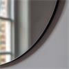 Bowie Round Mirror Black 800x800mm