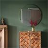 Bowie Round Mirror Champagne 800x800mm