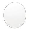 Bowie Round Mirror Silver 800x800mm