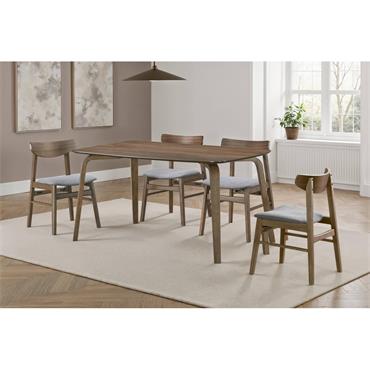 Anthony 1.5m Dining Table Rectangle Walnut
