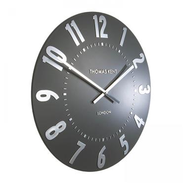 20'' Mulberry Wall Clock Graphite Silver