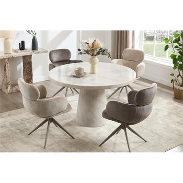 Agatha 1.3m Dining Table Round