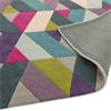 Funk 02 Chevron Blue Green 120x170cm