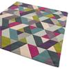 Funk 02 Chevron Blue Green 140x200cm