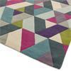 Funk 02 Chevron Blue Green 140x200cm