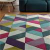 Funk 02 Chevron Blue Green 170x240cm