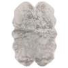 Auckland Faux Sheepskin Silver 140x200cm