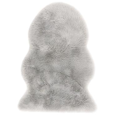 Auckland Faux Sheepskin Silver 140x200cm