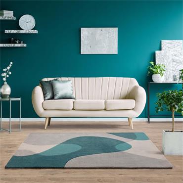 Matrix 57 Arc Teal 120x170cm