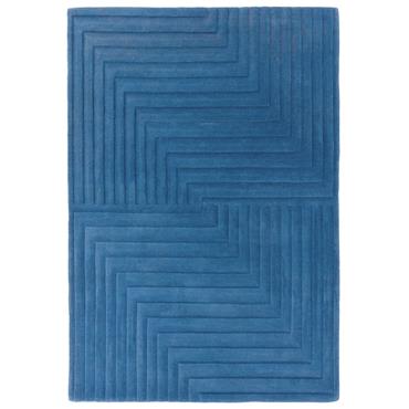 Form 160x230cm Blue