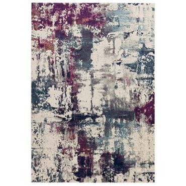 Nova 200x290cm Abstract Navy/Fuchsia NV23