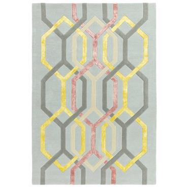 Matrix 160x230cm 67 Hexagon Silver