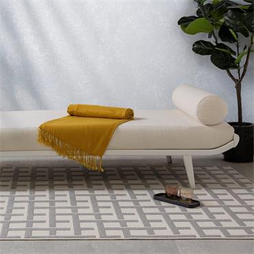 Antibes 200x290cm AN03 White/Grey Grid
