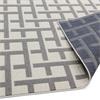 Antibes 200x290cm AN03 White/Grey Grid