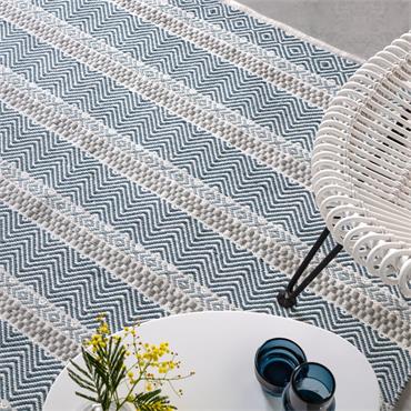 Boardwalk 200x290cm Blue Multi