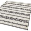 Monty 160x230cm MN03 Black/Cream Stripe