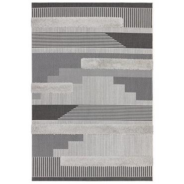 Monty 200x290cm MN05 Black/Grey Geometric