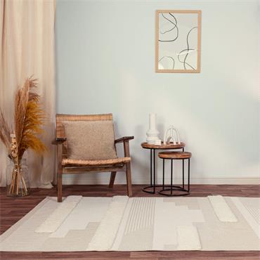Monty 200x290cm MN06 Natural/Cream Geometric