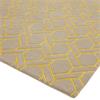 Nexus 160x230cm Fine Lines Silver/Yellow